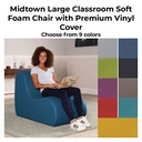 Midtown Large Classroom Soft Foam Chair with Premium Vinyl Cover