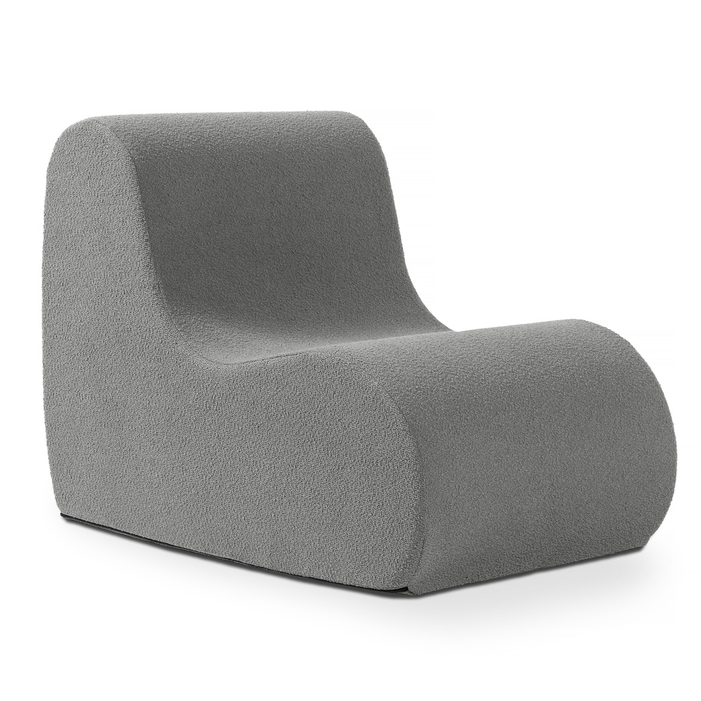 Boucle Uptown Modern Armless Accent Chair_image154