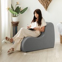 Boucle Uptown Modern Armless Accent Chair_image268