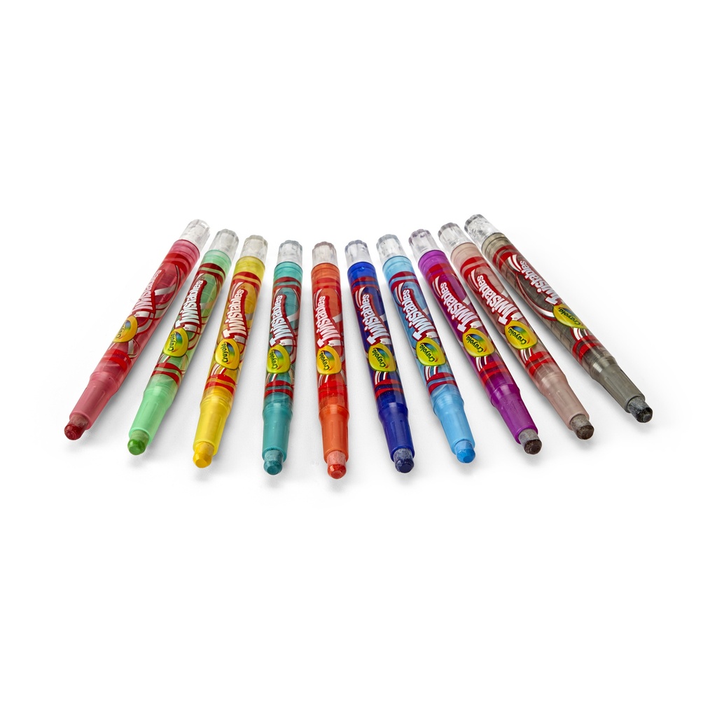 Mini Twistables Crayons, 10 Per Pack, 12 Packs