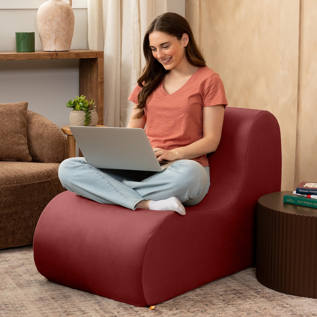 Jaxx Uptown Large Modern Armless Accent Chair_image490