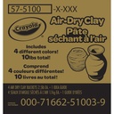 Air Dry Clay, 2.5lb Buckets, Assorted, Pack of 4