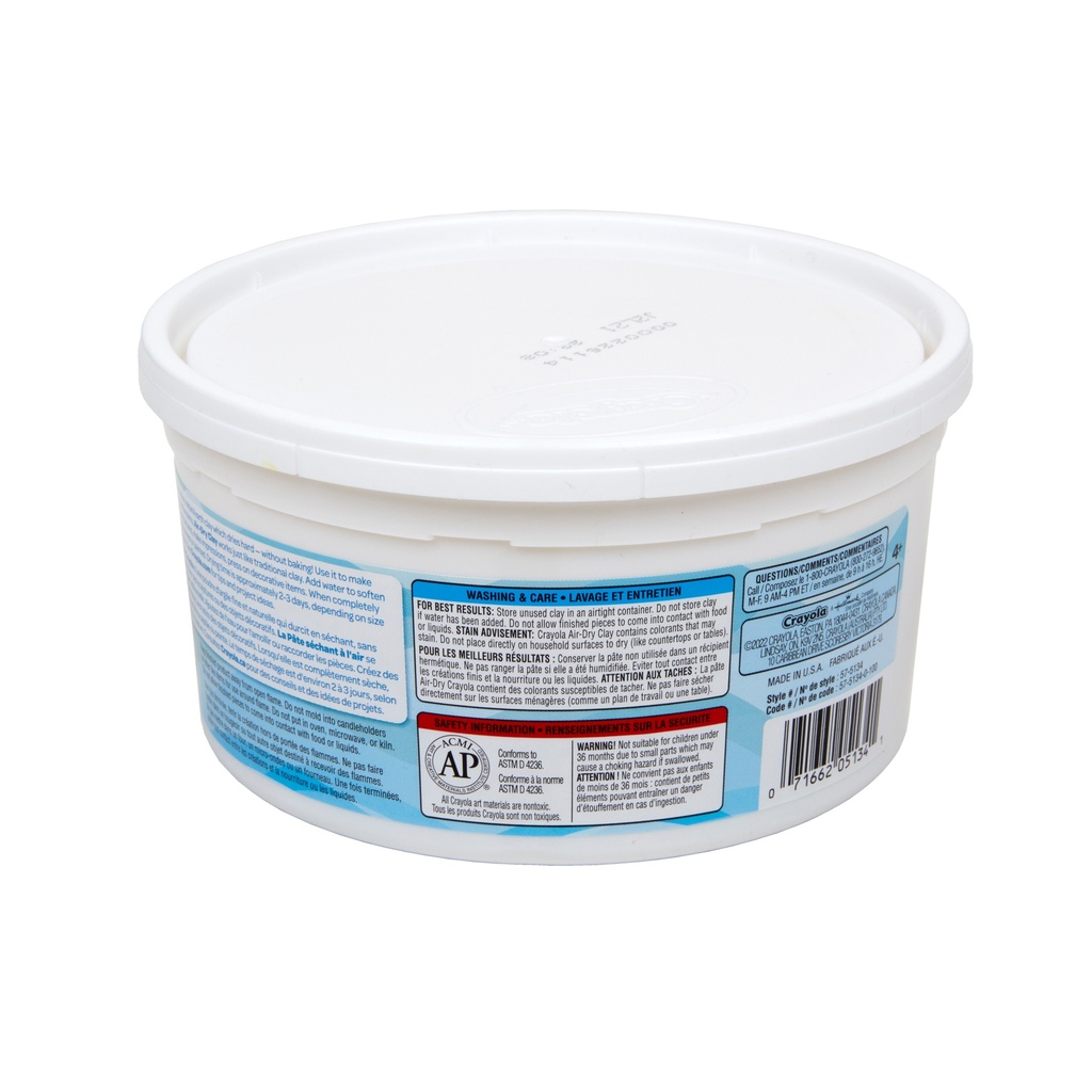 Air Dry Clay, 2.5lb Tub, Yellow