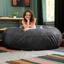 6 ft Cocoon Large Bean Bag Chair_image914