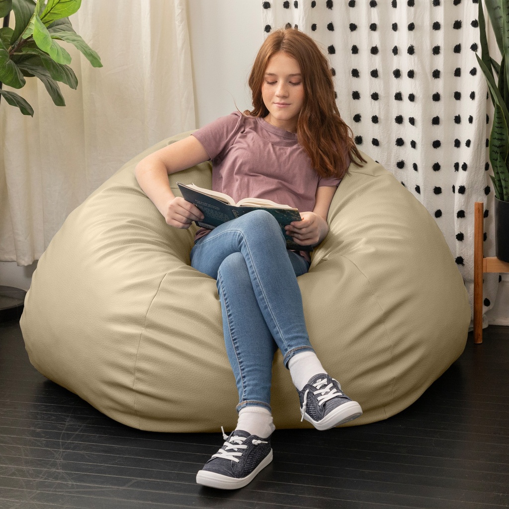 Pazi Pod Designer Faux Leather Foam Bean Bag Chair _image1241