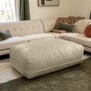 Lino Oversized Faux Leather Ottoman & Foam-Filled Lounger_image1662