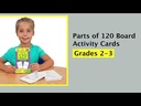 Parts of 120 Board Activity Cards