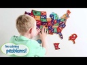 Magnetic U S Map Puzzle