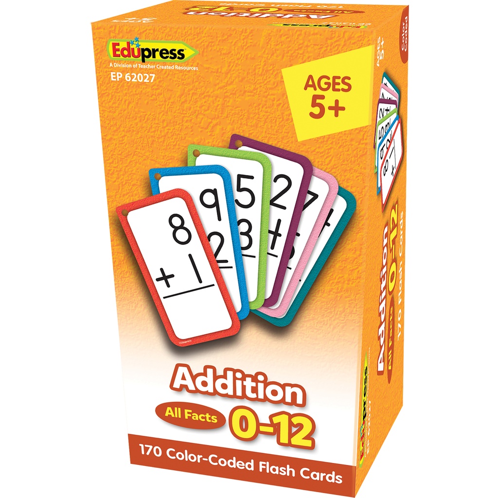 Edupress™ Addition Flash Cards - All Facts 0-12_1