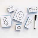 Flipside Products Dry Erase Board Buddies Combo Set_2