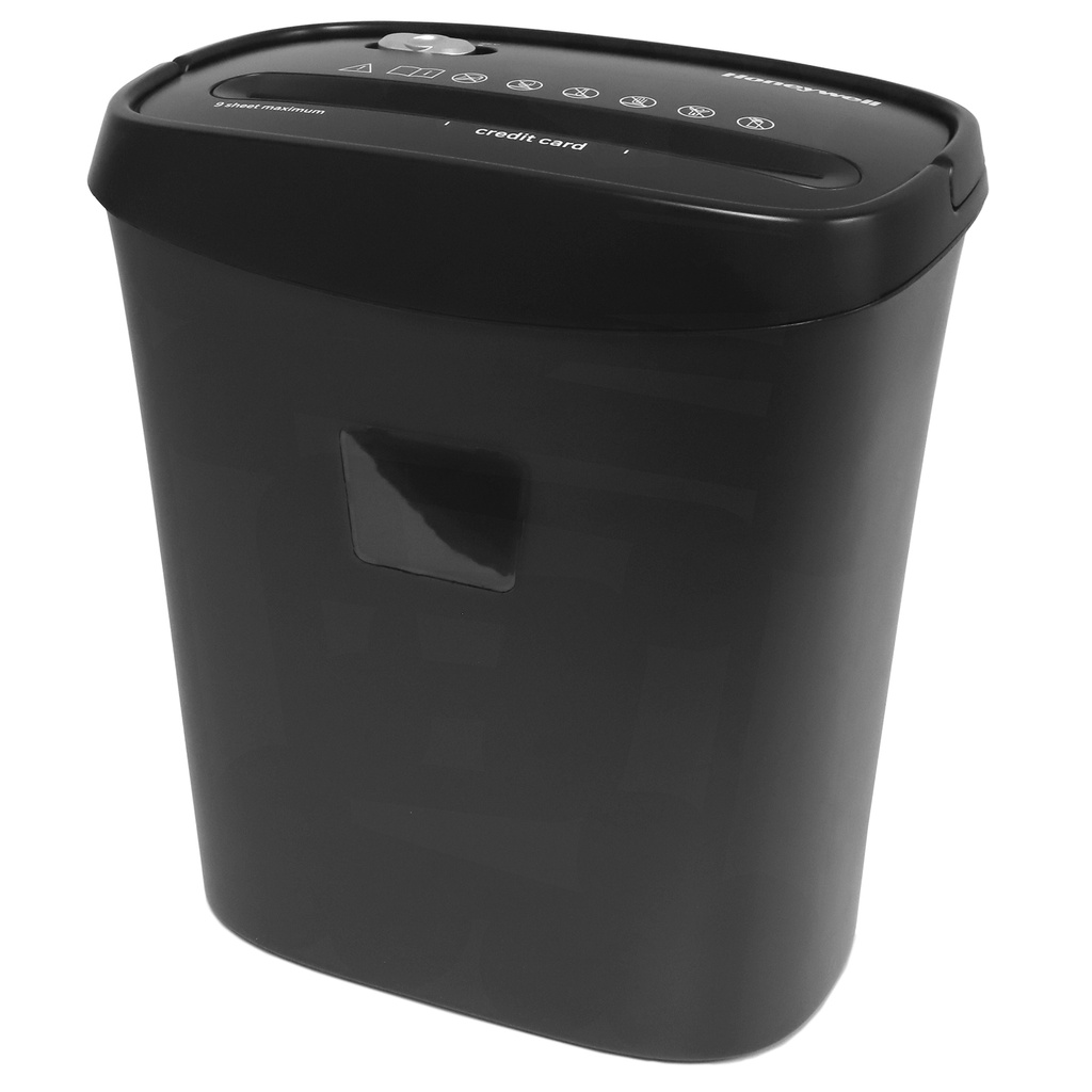 Honeywell 9 Sheet Cross Cut Black Paper Shredder_2