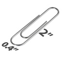 Officemate Paper Clips, Giant Gem, 100 Per Box, 10 Boxes_2