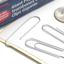 Officemate Paper Clips, Giant Non-Skid Gem, 100 Per Box, 10 Boxes_2