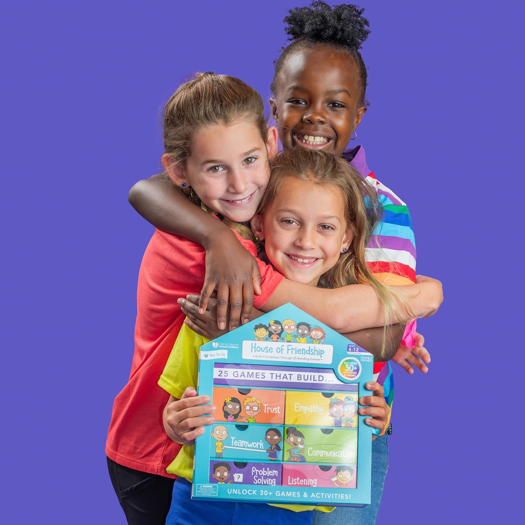 Open The Joy House of Friendship, DIY Friendship Playhouse Kit for Kids_5