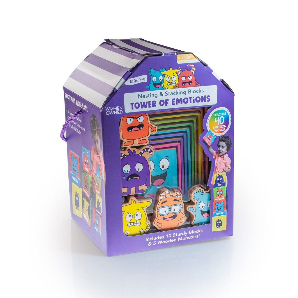 Open The Joy Tower of Emotions, Kids Emotional Intelligence Building Game_1