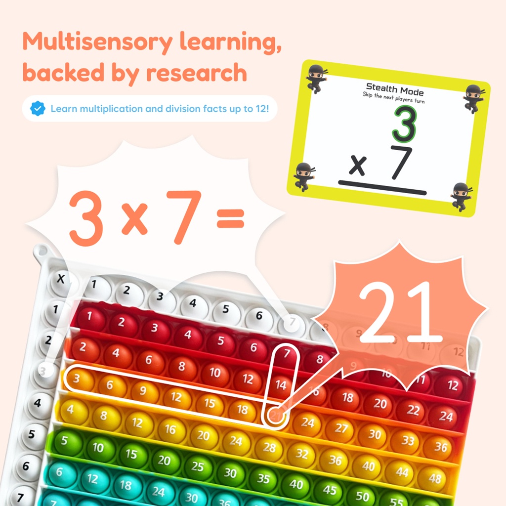 The Fidget Game Multiply & Divide Fidget Mat_1