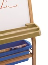 Copernicus Bamboo Primary Teaching Easel (PTE80) — Dual‑Surface Magnetic Dry‑Erase & Flannel Classroom Easel