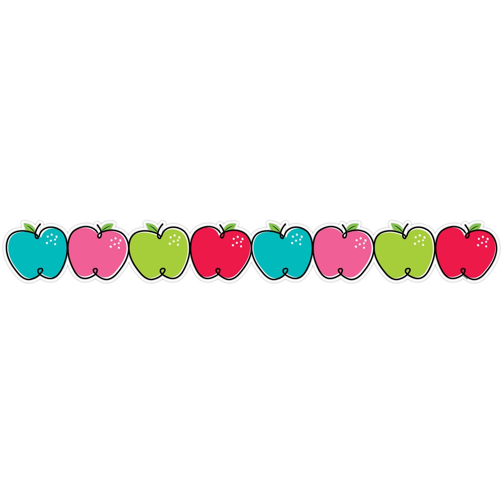 Core Décor Doodle Apples EZ Border