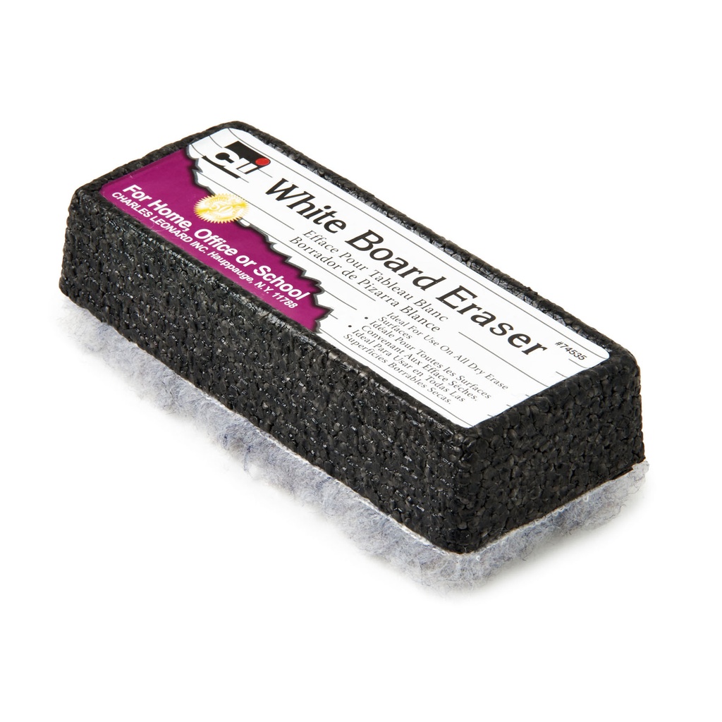 Felt Foam Combo Whiteboard Eraser       Each