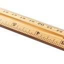 12 inch Wood Double Beveled Ruler Each (10702 ACM)