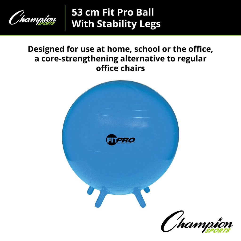 FitPro 55cm Ball with Stability Legs