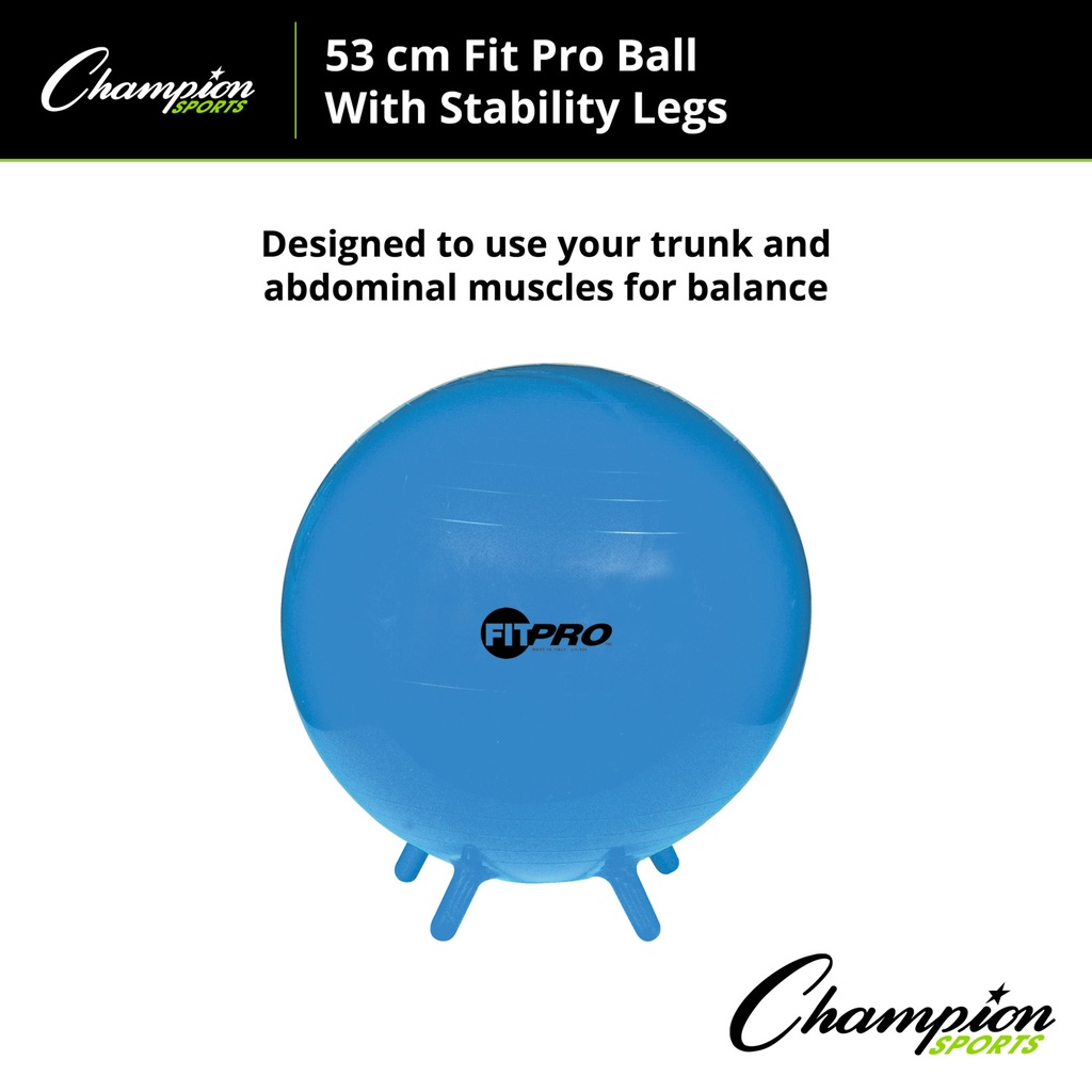 FitPro 55cm Ball with Stability Legs