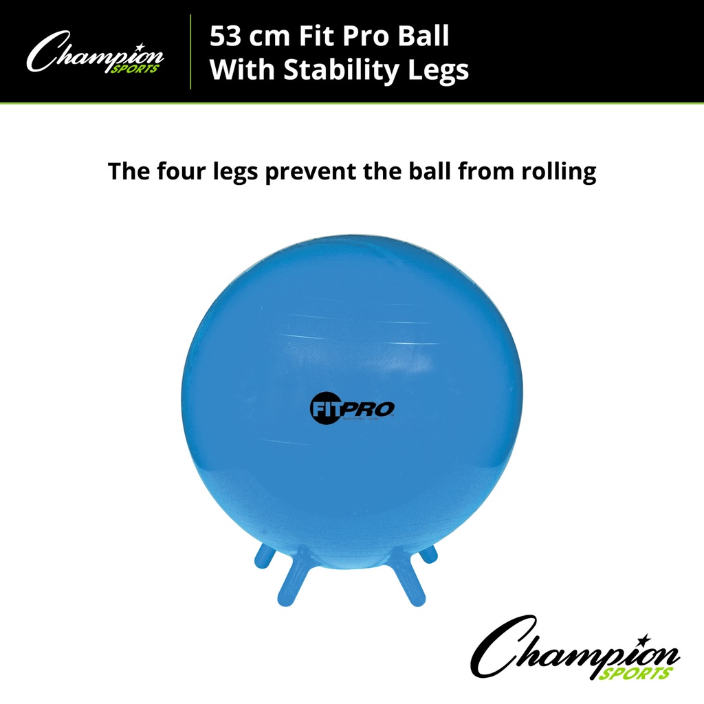 FitPro 55cm Ball with Stability Legs