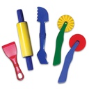 Dough Tools, 5 Assorted Patterns, 5" to 8", 5 Per Set, 3 Sets