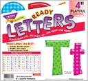 Colorful Patterns 4&quot; Playful Combo Ready Letters