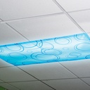 Patterned Fluorescent Light Filters