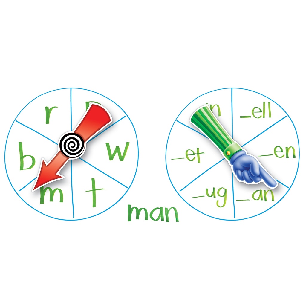 Set of 3 SpinZone Magnetic Whiteboard Spinners