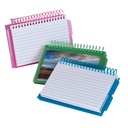 Spiral Bound Index Cards Notebook with Tabs