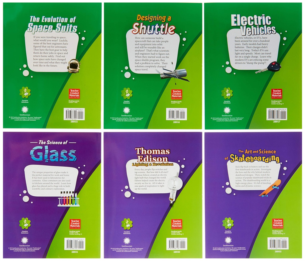 Smithsonian Informational Text: Creative Solutions 6-Book Set
