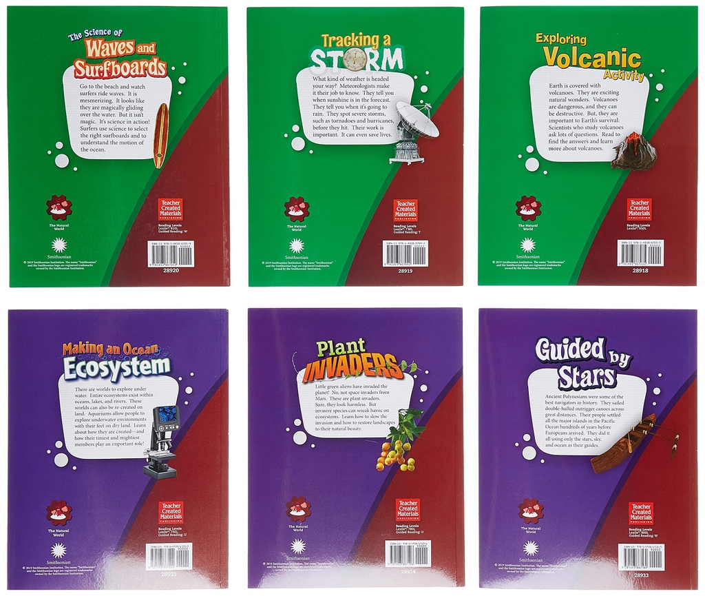 Smithsonian Informational Text: The Natural World 6-Book Set