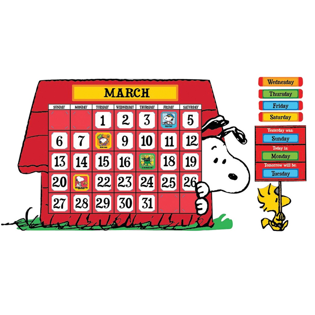 Peanuts® Calendar Bulletin Board Set