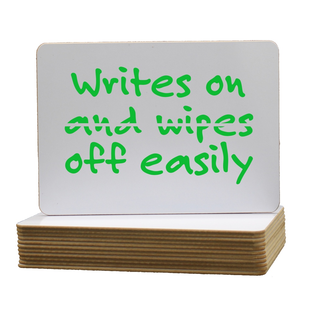 12ct 9.5 x 12 Dry Erase Boards