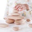 Wood Stackers - River Stones, 20 Pieces