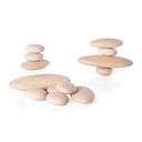 Wood Stackers - River Stones, 20 Pieces