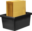 Medium Classroom Storage Bin Black Each