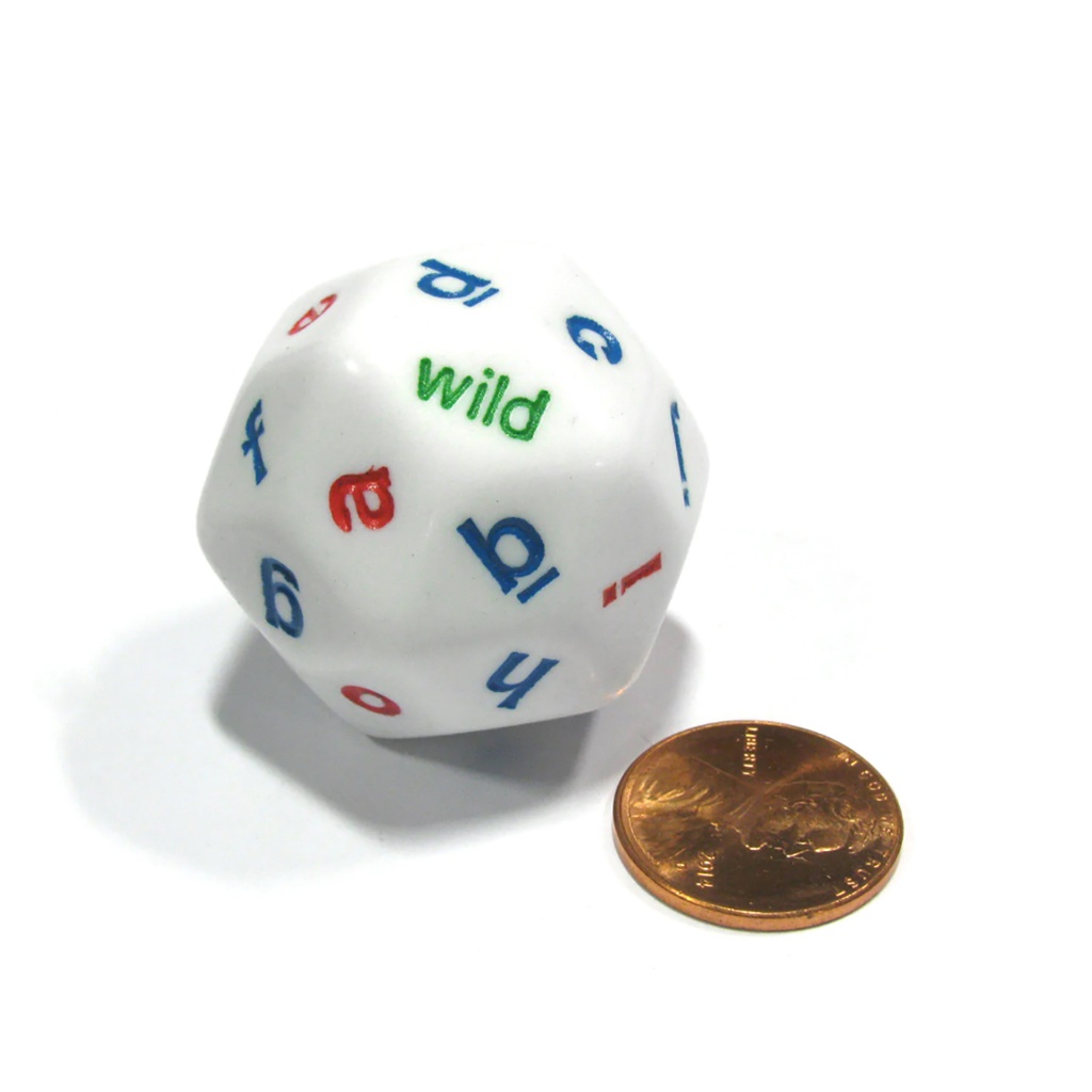 20ct 30 Sided Alphabet Dice