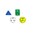 100ct Sampler Set of Opaque Polyhedra Dice