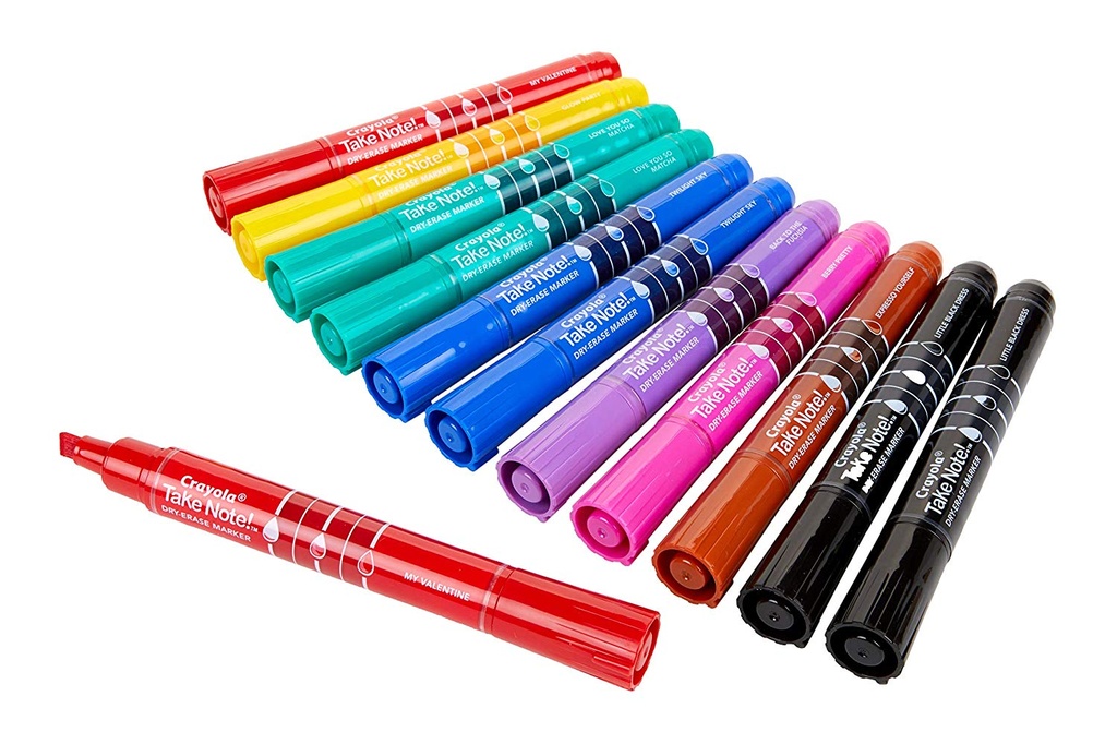 Crayola Dry Erase Markers 6 ea, School Supplies