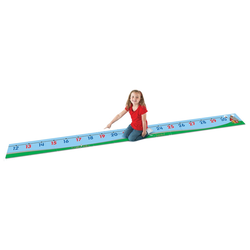 0 thru 30 Number Line Floor Mat