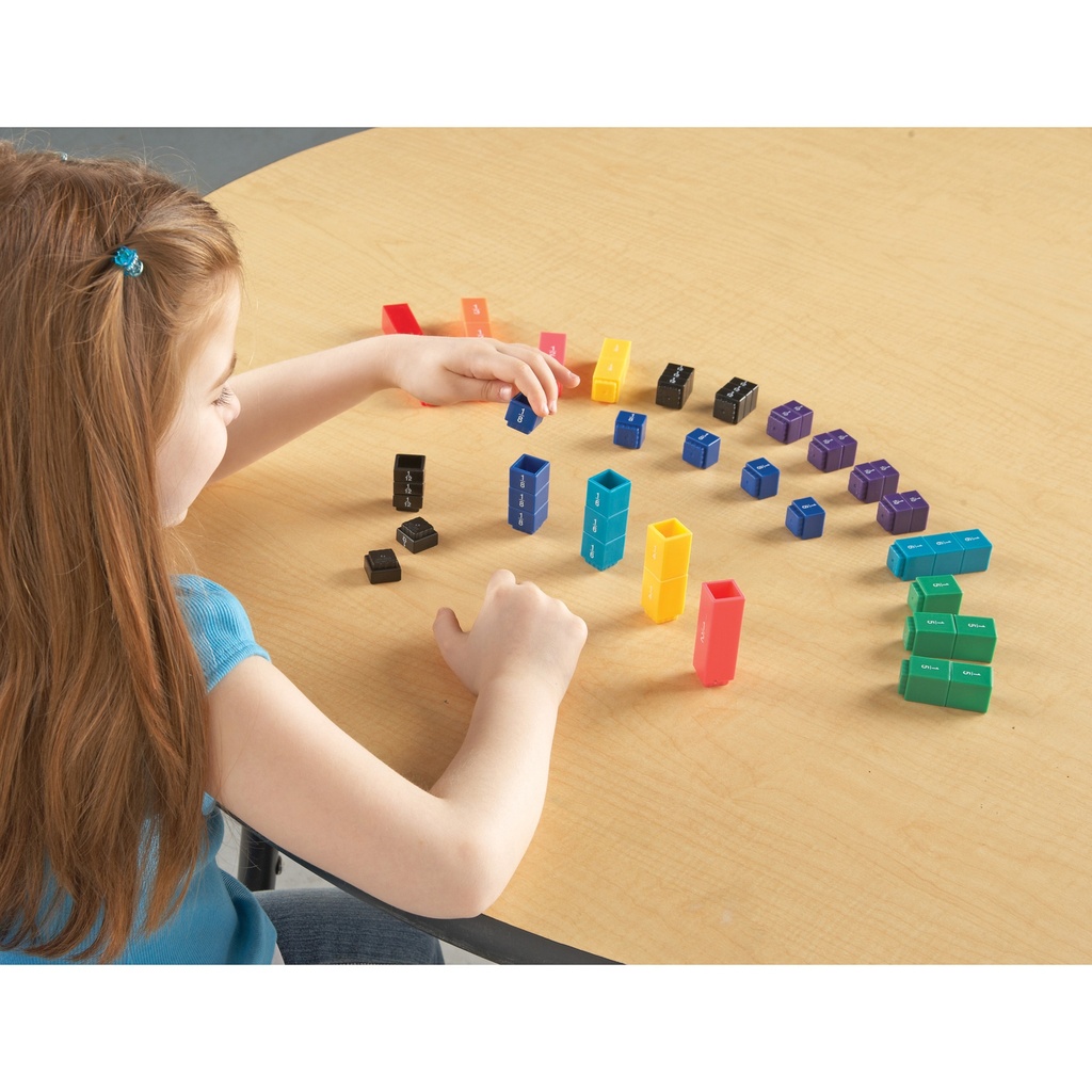 Fraction Tower Cubes Fraction Set