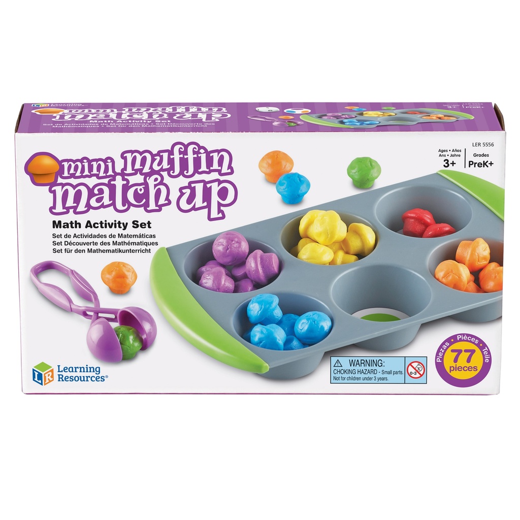 Mini Muffin Match Up Math Activity Set