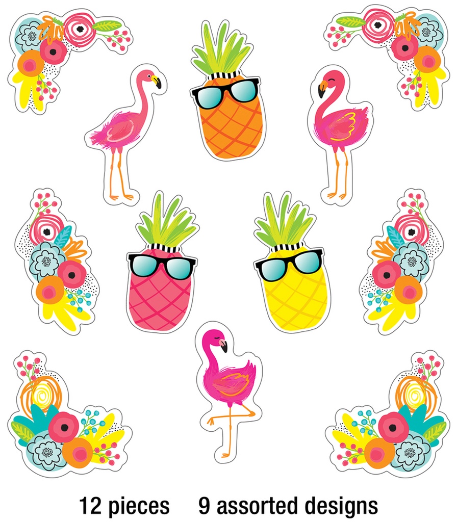 Tropical Accents Colorful Cut Outs