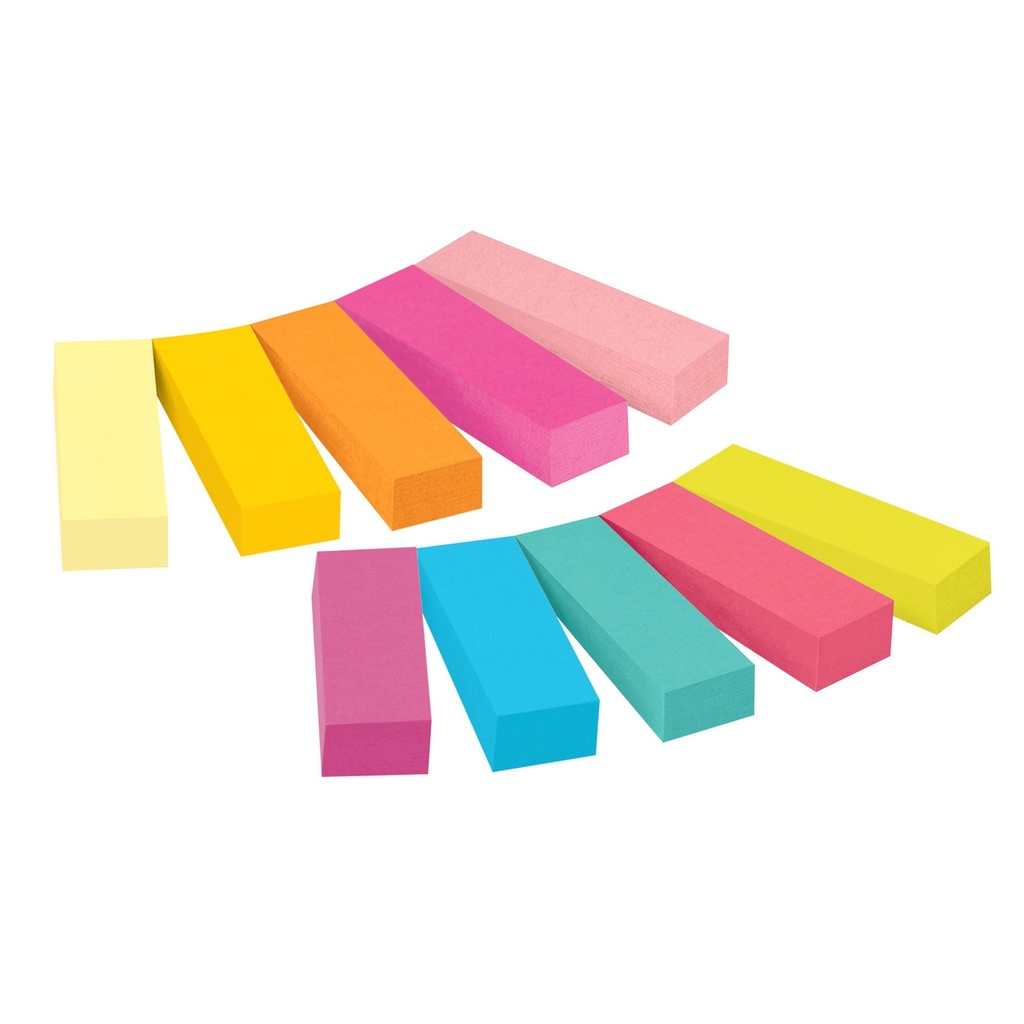 Page Markers, 50 Sheets/Pad, 10 Pads/Pack