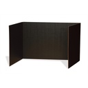 Privacy Boards, Black, 48" x 16", 4 Per Pack, 2 Packs