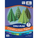 150ct Tru-Ray Cool Colors Construction Paper Assortment