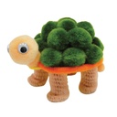 Pom Pon Animal Kit, Turtle Family, Assorted Sizes, 3 Turtles Per Kit, 6 Kits